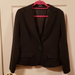Blazer Suit Jacket Lined Sport Coat Business Professional Work Office Interview